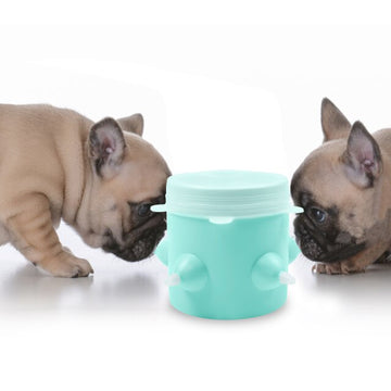 600ML Puppies Feeder Nipples Multi Milk Feeding Station Pet Dog Cat Newborn Doggie Kittens Nursing Bubble Milk Bowl Silicone daiiibabyyy